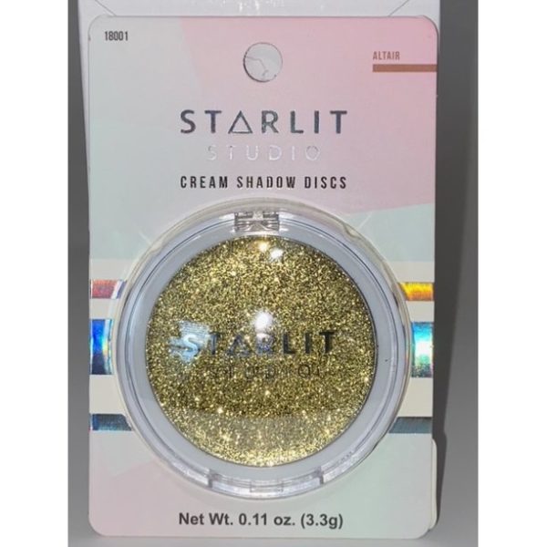 Box of 3 - Altair (gold) Glitter Cream Eye Shadow Discs