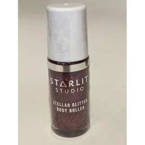 box of three purple roll-on body glitter