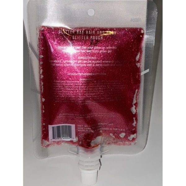 Box of 3 - Pink - Starlit Studio Glitter Bae Hair and Body Glitter Pouches - Image 3